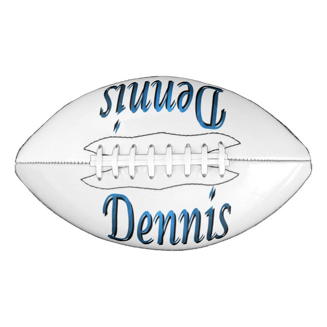 Blue Dennis Name, Football (Front)