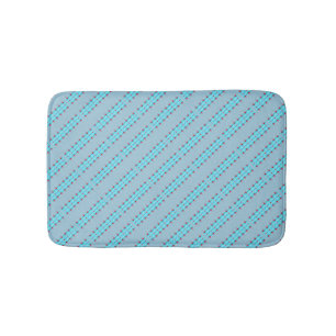 Blue Design Custom Bath Mat