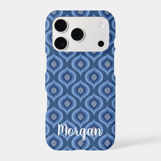 Blue design Phone Case | Cute Pattern Protective  (Back)