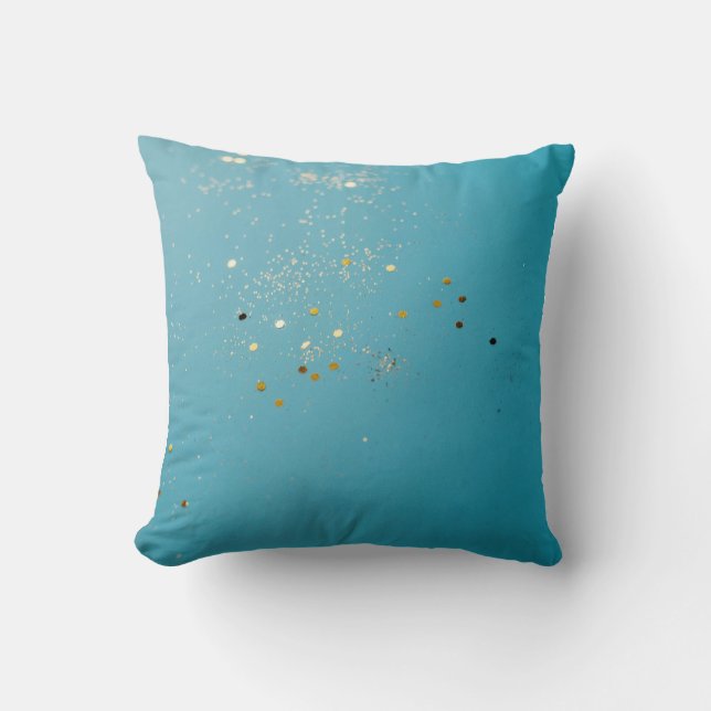Blue design pillow (Front)