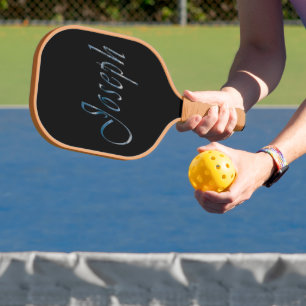 Blue Designed Joseph Name, Pickleball Paddle