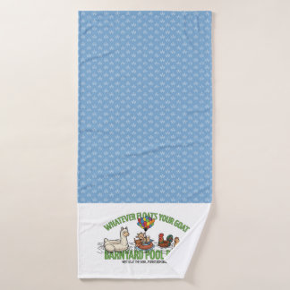 Blue Dewdrop Whatever Floats Your Boat Towel