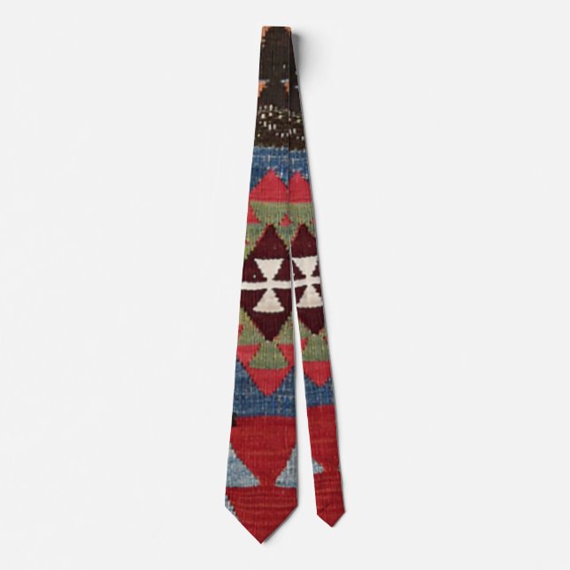 Blue Diamond Arrow Konya // 19th Century Tie (Front)