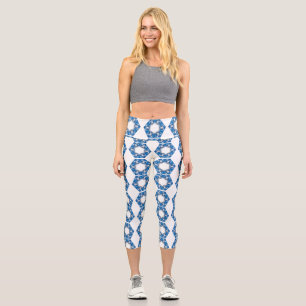 Blue Diamond Capri Leggings