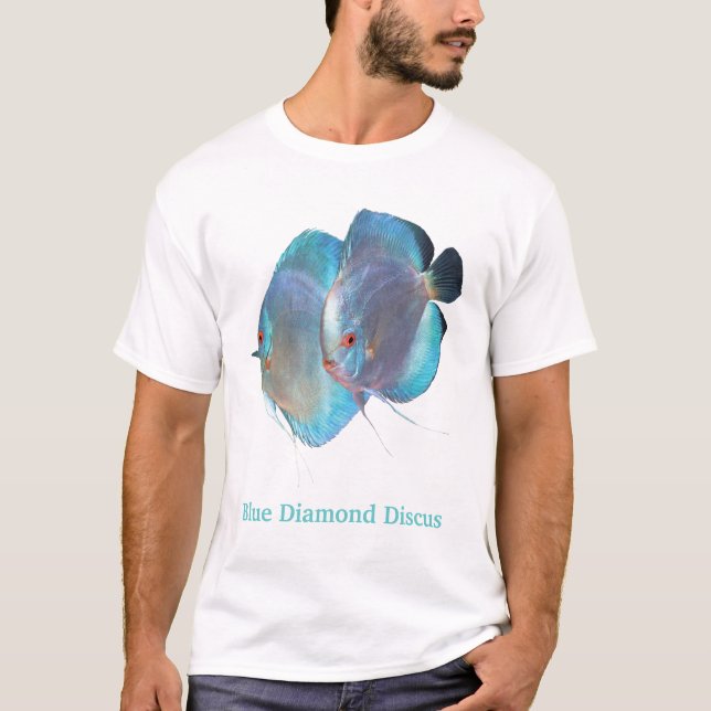 Blue Diamond Discus T-Shirt (Front)