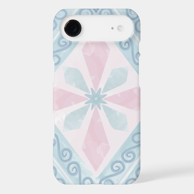 Blue Diamond Geometric Pattern (Back)