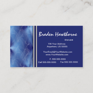 Blue Diamond Graphic Design Business Cards 2