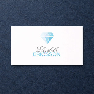 Blue Diamond Logo Business Card