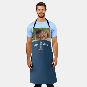 Blue Diamond Metallic King Chess Fathers Day Apron