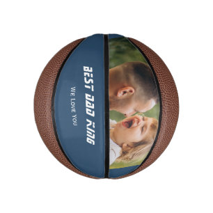 Blue Diamond Metallic King Chess Fathers Day Mini Basketball