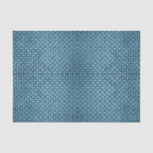 Blue Diamond Plate  Tissue Paper