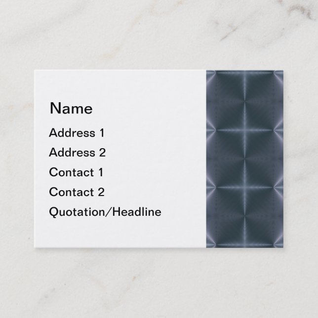 Blue Diamonds Business Card (Front)