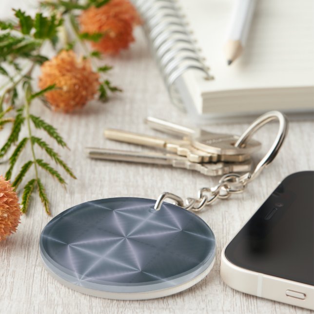Blue Diamonds Key Ring (Front Right)