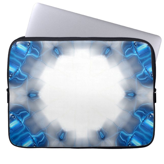 Blue Diamonds Laptop Sleeve (Front)
