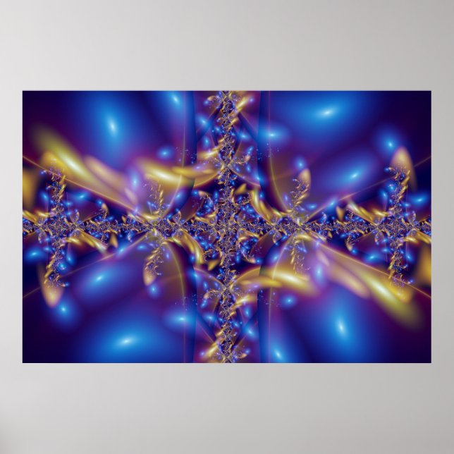 Blue diamonds poster (Front)