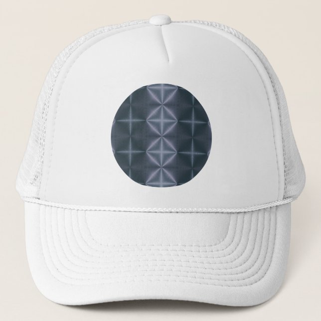 Blue Diamonds Trucker Hat (Front)