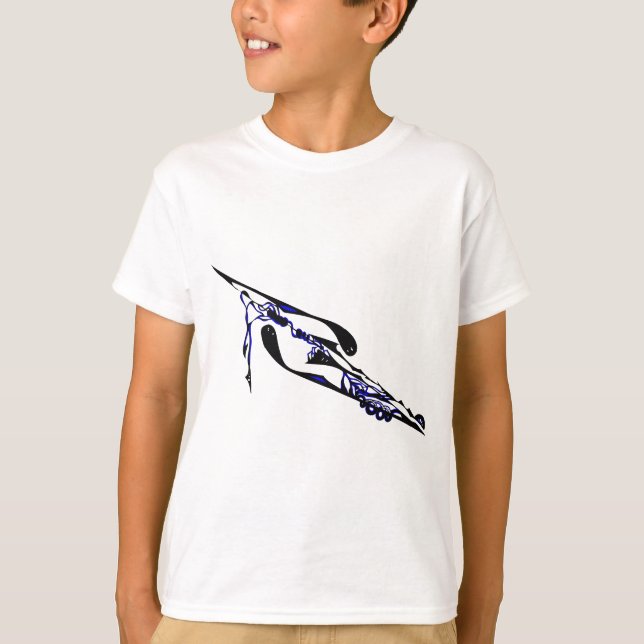 Blue Dimensional TimeWarp T-Shirt (Front)