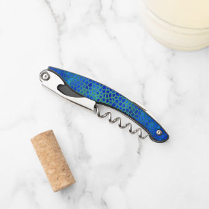 Blue Dinosaur Hide Corkscrew