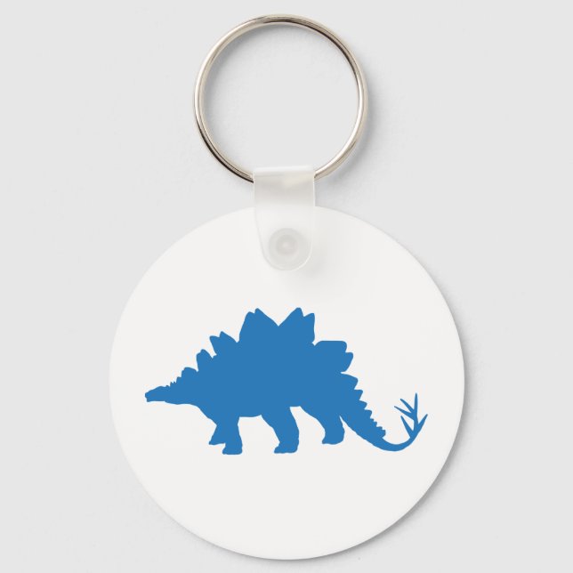 Blue Dinosaur Key Ring (Front)