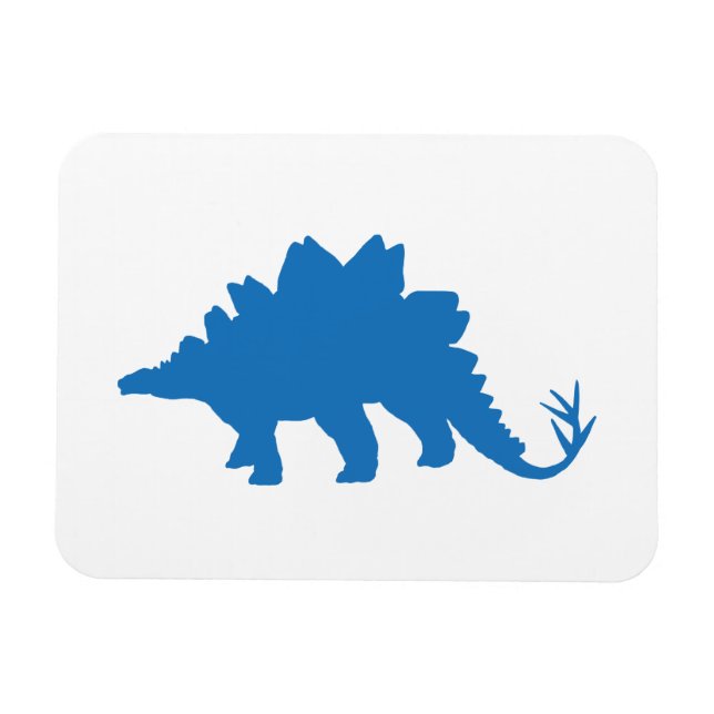 Blue Dinosaur Magnet (Horizontal)
