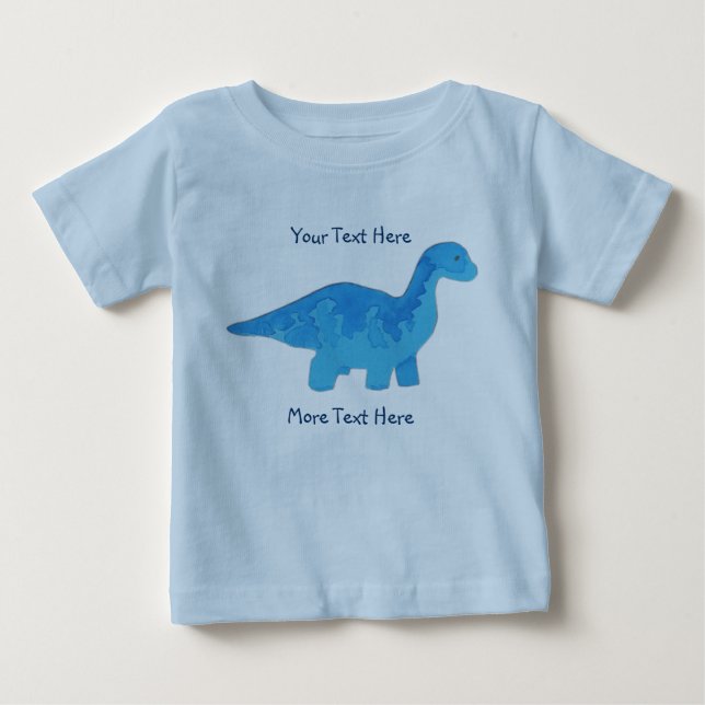 Blue Dinosaur Shirt (Front)