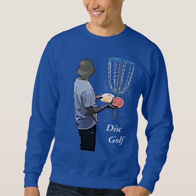 Blue Disc Golfing Shirt (Front)
