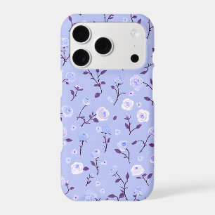 Blue Ditsy Floral iPhone Case   Vintage Coquette