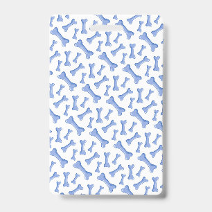 Blue Dog Bones Delicate Cute Puppies Animal Lover ID Badge