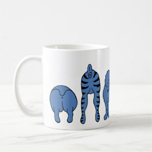 Blue Dog Butts Coffee Mug