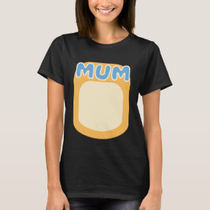 Blue Dog Mum Family Matching Mum Heeler Halloween  T-Shirt
