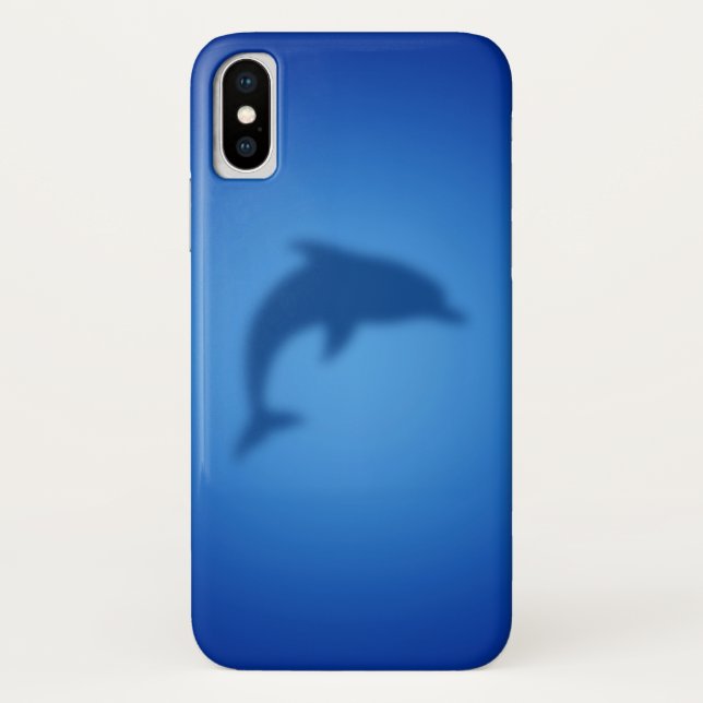Blue dolphin Case-Mate iPhone case (Back)