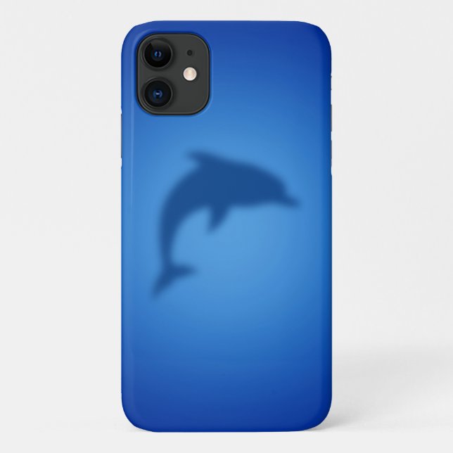 Blue dolphin Case-Mate iPhone case (Back)