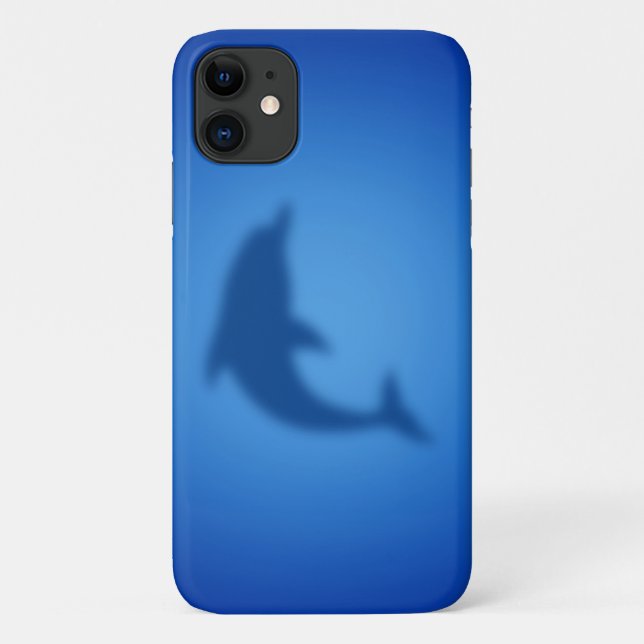 Blue dolphin Case-Mate iPhone case (Back)
