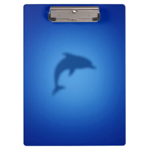 Blue dolphin clipboard