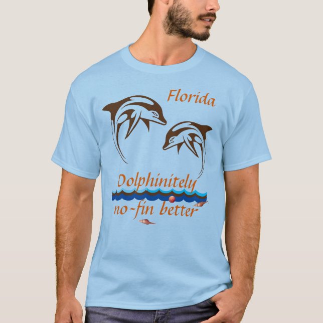 Blue Dolphin Florida Shirt  (Front)