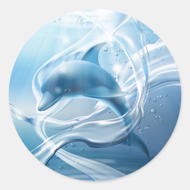 Blue Dolphin stickers (Front)