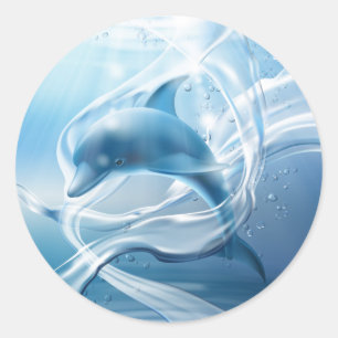Blue Dolphin stickers
