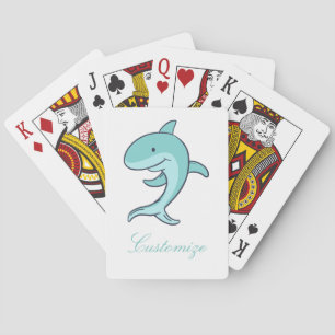 Blue Dolphins Leaping Thunder_Cove Playing Cards