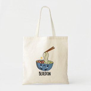 Blue-don Funny Udon Pun  Tote Bag