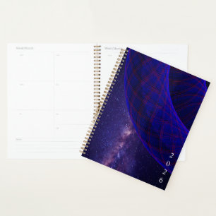 Blue Donuts In Outer Space Geometric Planner