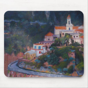 Blue door, artist's garret in Positano Mouse Pad