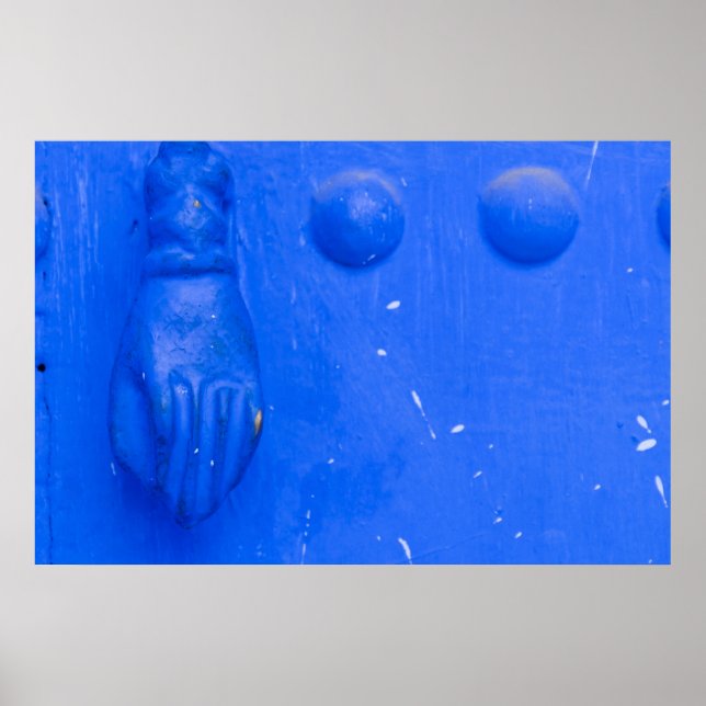 Blue Door Knocker Poster (Front)