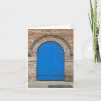 Blue Door Note Card