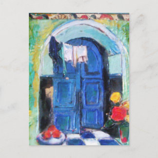 Blue Door - Postcard