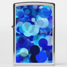 Blue Dot Zippo Lighter