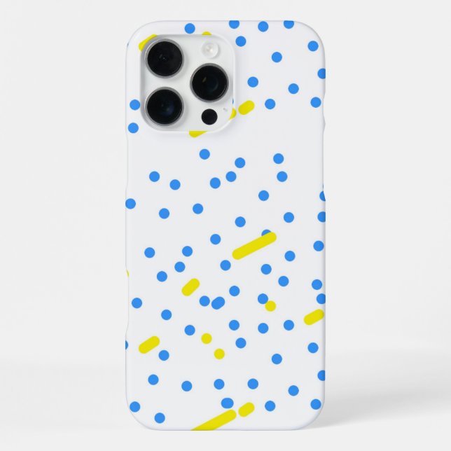 Blue Dots iPhone Case (Back)
