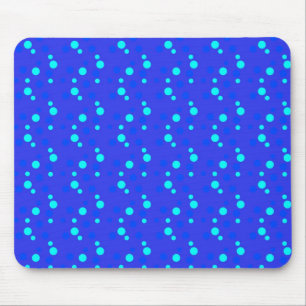 blue dots mouse pad