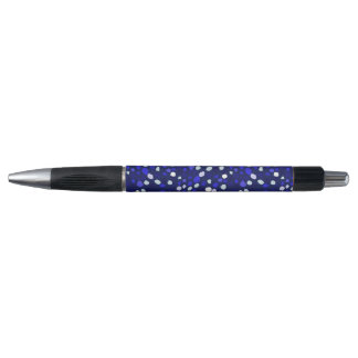 Blue Dots Multi Coloured Fun Geometric Design