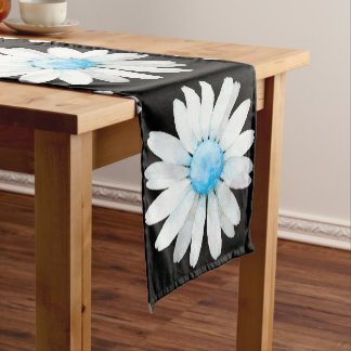 Blue Dotted Daisy's Short Table Runner