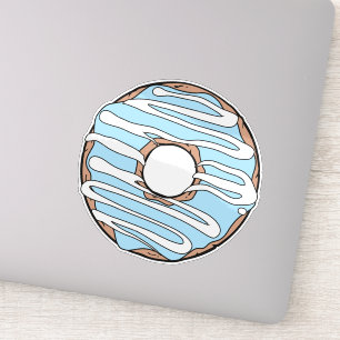 Blue Doughnut, Doughnut, Glaze, Icing, Frosting